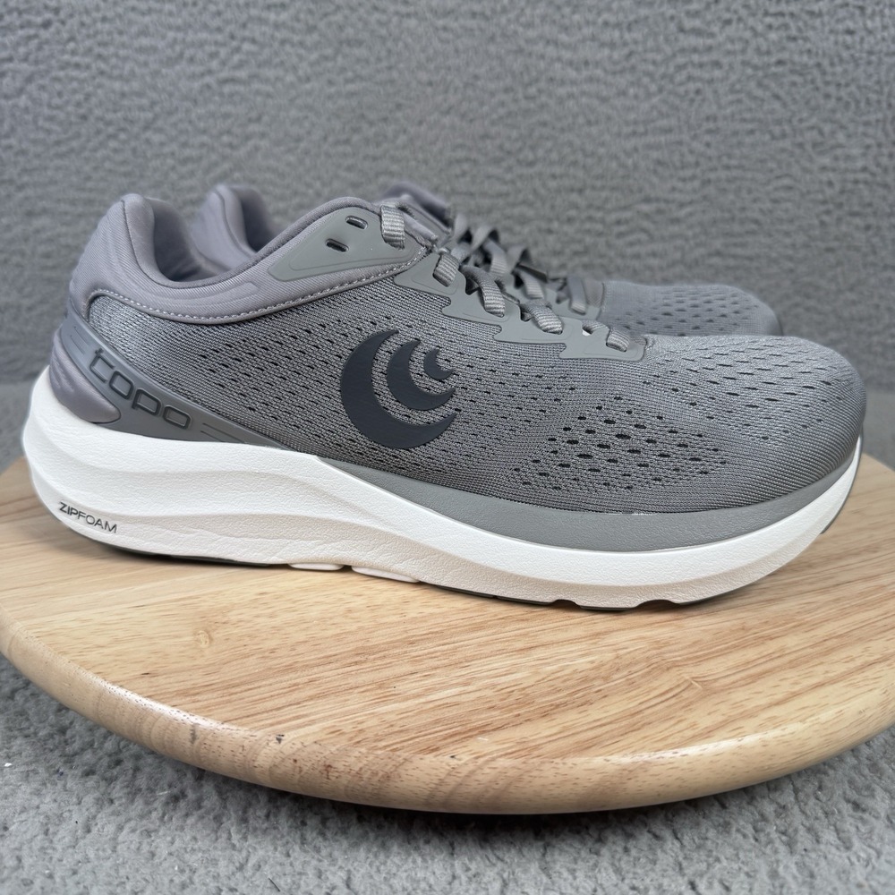 Topo Phantom 3 Mens Size 8.5 Grey Grey Road Running Shoes Sneakers 5mm Drop